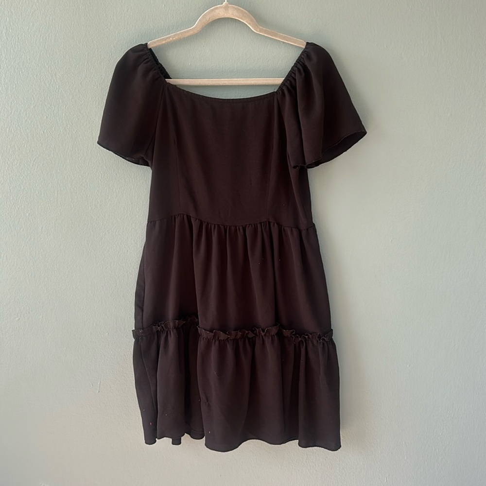 Shein Black Baby Doll Dress Size Womens Medium